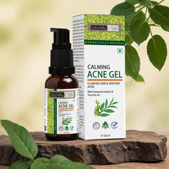 Calming Acne Gel Clarifies Skin & Soothes Acne With Seaweed Extract & Tea Tree Oil - 30ml.