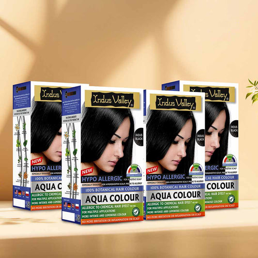 aqua colour pack of 4