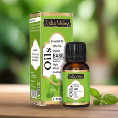 Pure & Organic Basil Essential Oil (15ml)