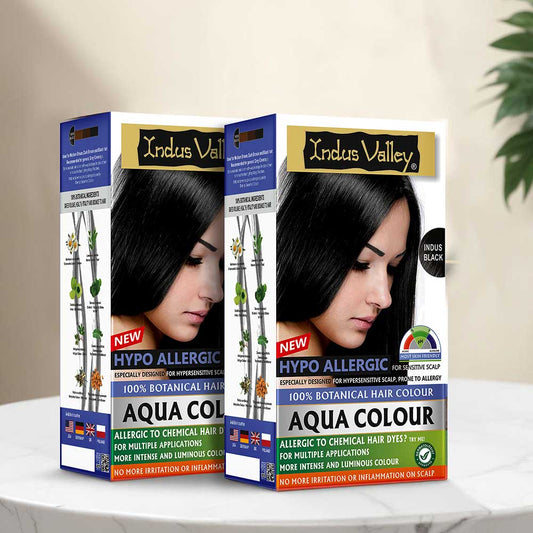 indusvalley black aqua colour pack of 2