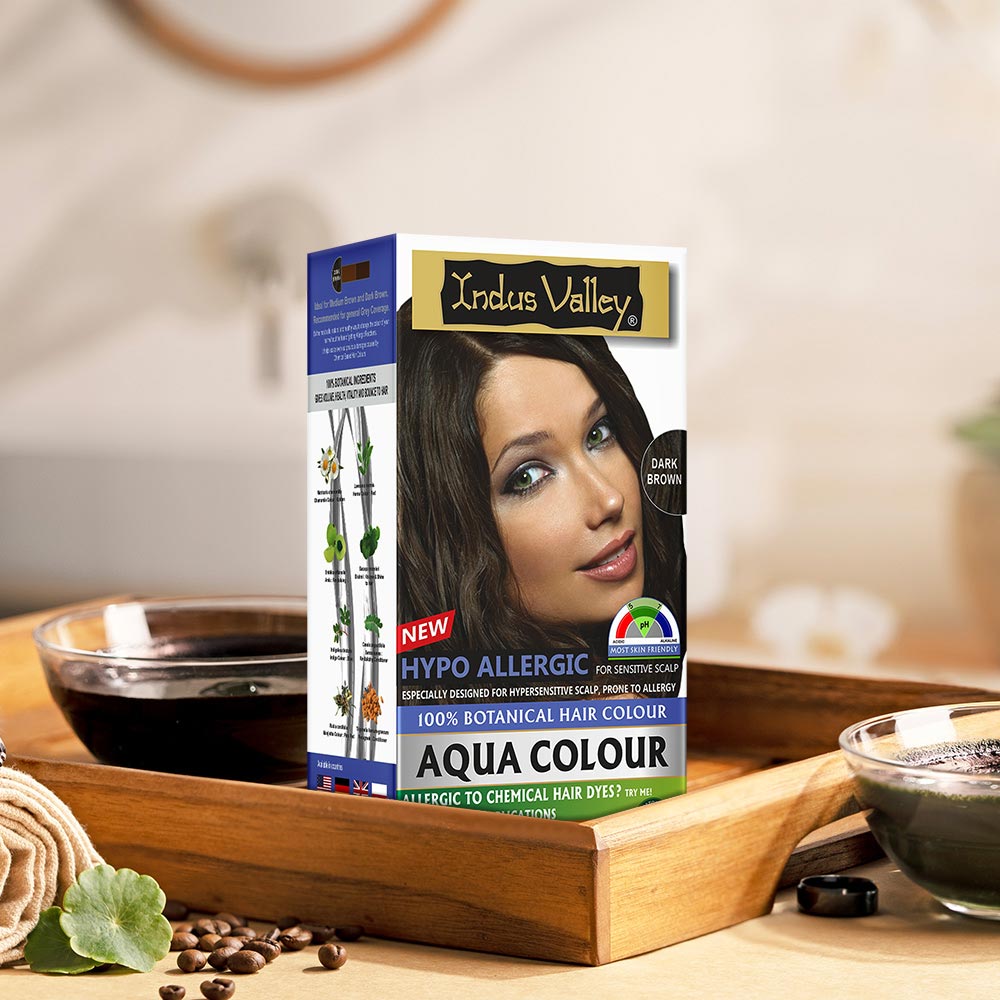 100% Botanical Aqua Colour For Sensitive and Allergy Prone Scalp - Available in 4 Shades