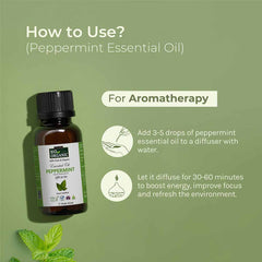 Pure & Organic Peppermint Essential Oil - 15ml