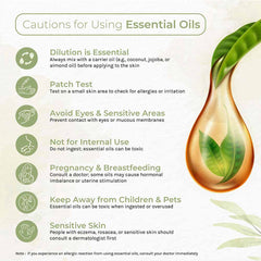 Pure & Organic Peppermint Essential Oil cautions for using