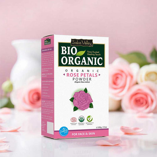 Bio Organic Rose Petals Powder