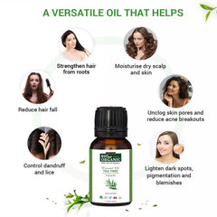 Pure & Organic Tea Tree Essential Oil helps