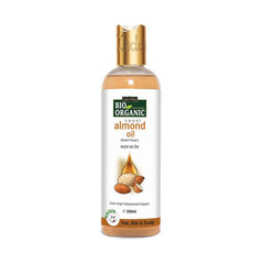 Bio Organic Sweet Almond Oil for Hair and Skin - 200ml