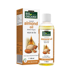 Bio Organic Sweet Almond Oil for Hair and Skin