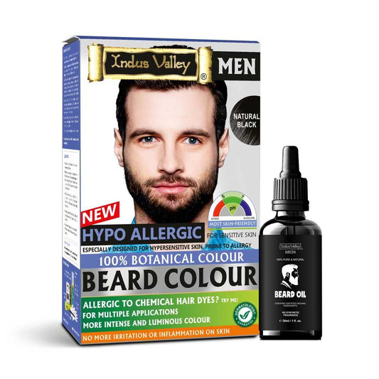 Hypo Allergic Beard Colour With Beard Oil