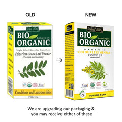 Bio Organic Colourless Henna Leaf Powder - Available in 2 Size