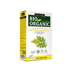 Bio Organic Colourless Henna Leaf Powder - 100gm