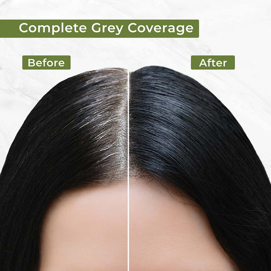 Organic & Natural Damage Free Gel Hair Colour complete grey coverage