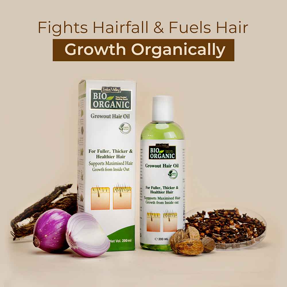 Bio Organic Growout Hair Oil growth organically