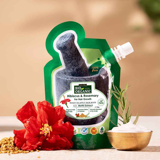 Ready-to-Apply Hair Growth Mask With Hibiscus, Rosemary & Methi Seeds - 150gm 1000