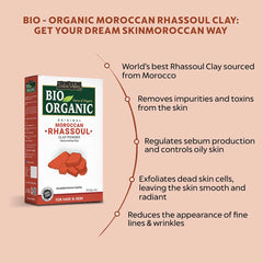 Bio Organic Moroccan Rhassoul Clay Powder - 250gm