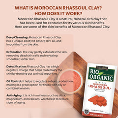 Bio Organic Moroccan Rhassoul Clay Powder - 250gm