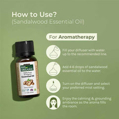 Pure & Organic Sandalwood Essential Oil how to use