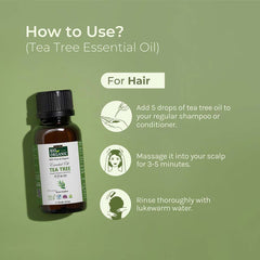 Pure & Organic Tea Tree Essential Oil how to use