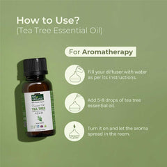 Pure & Organic Tea Tree Essential Oil how to use