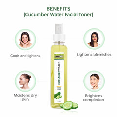 Cucumber Water Toner For Hydrating Skin - 250ml