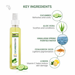 Cucumber Water Toner For Hydrating Skin - 250ml