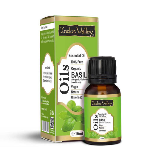 Pure & Organic Basil Essential Oil (15ml)