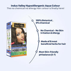 100% Botanical Aqua Colour For Sensitive and Allergy Prone Scalp - Available in 4 Shades