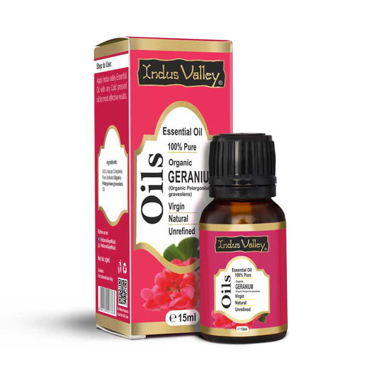 Pure & Organic Geranium Essential Oil - 15ml