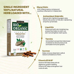 Bio Organic Mulethi Powder - 100gm