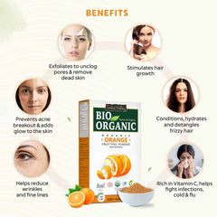 Bio Organic Orange Fruit Peel Powder