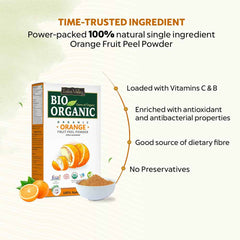 Bio Organic Orange Fruit Peel Powder