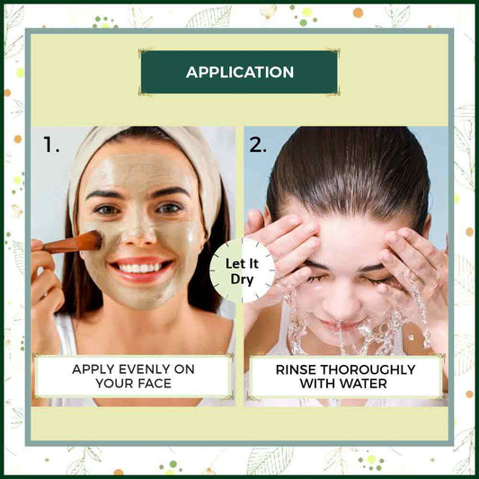 How to Use - bio organic face pack for brighten complexion diy combo beauty kit