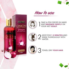 Onion hair fall control shampoo with conditioner