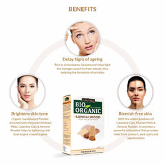 Bio Organic Sandalwood Face Pack Powder